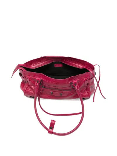 Balenciaga Women East West Leather Shoulder Bag In Multi