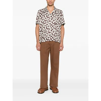 Bode Brown Shorts Men In Brown