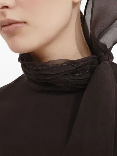 Brunello Cucinelli Women Silk Tank Top In Multi