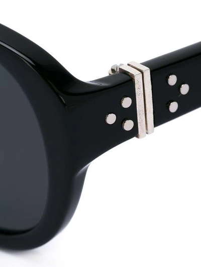 Shop Linda Farrow Stud Detail Sunglasses
