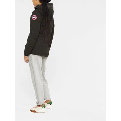 Canada Goose Black Polyester Blend Chelsea Parka In Black