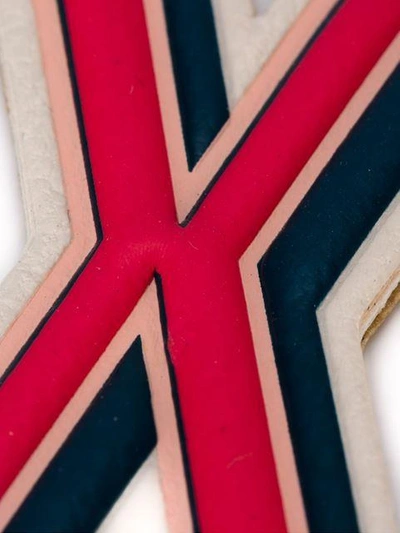 Shop Anya Hindmarch 'x' Sticker In Red