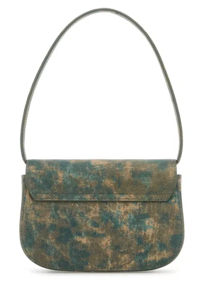 Diesel Women Printed Synthetic Leather 1dr Shoulder Bag In Multi