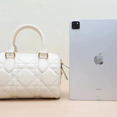 Dior Women Pre-loved Bag Very Good Condition In White