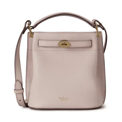 Mulberry Mini Islington Bucket Blossom Pink In Neutral