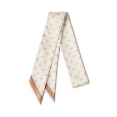 Mulberry Tree-print Scarf In Neutral