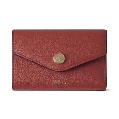 Mulberry Folded Multi-card Wallet Rust