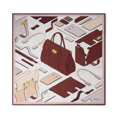 Mulberry Square Scarf In Multi