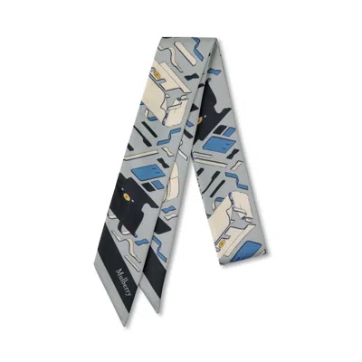 Mulberry Skinny Scarf In Multi