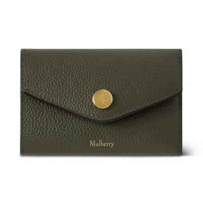 Mulberry Folded Multi-card Wallet Juniper Green