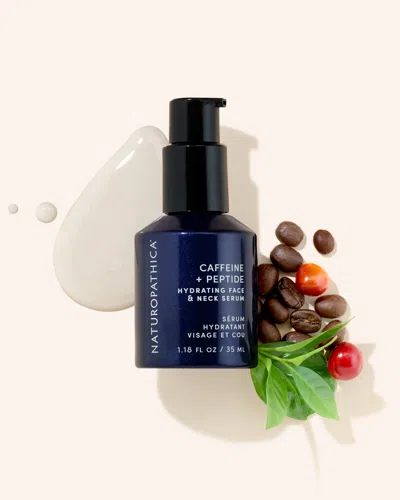 Naturopathica Caffeine + Peptide Hydrating Face & Neck Serum In Transparent