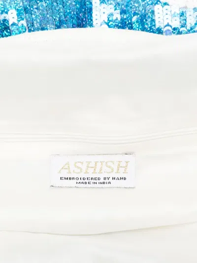 Ashish Sequin-embellished Tote Bag In Blue