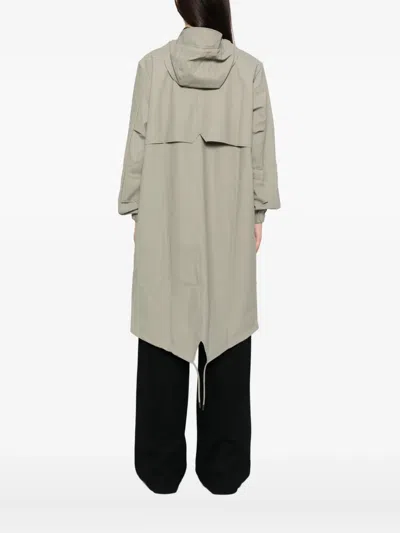 Rains Fishtail W3 Coat In Gray