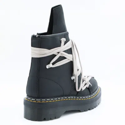 Dr. Martens X Rick Owens Boots Blacks And Greys In Black
