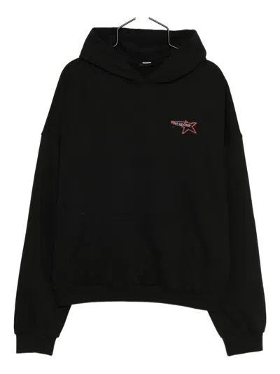 We11 Done Amber Hoodie In Black