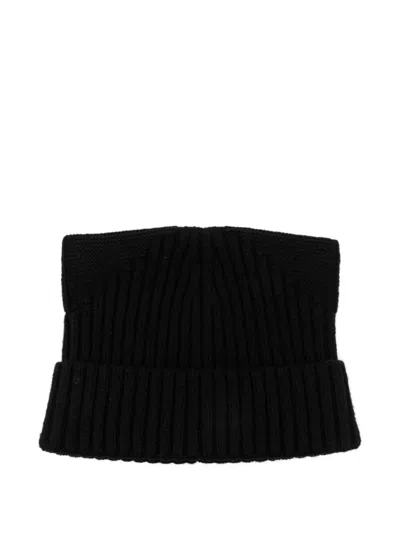 Team Wang Design Logo-patch Beanie In Black