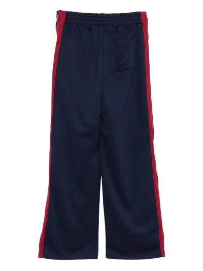 We11 Done Contrast Track Pants In Blue