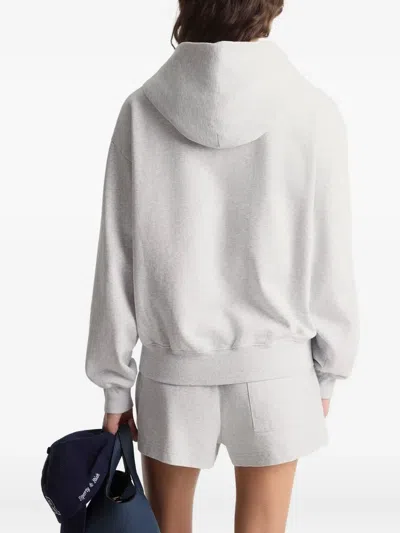 Sporty And Rich Long-sleeved Sweatshirt In Gray