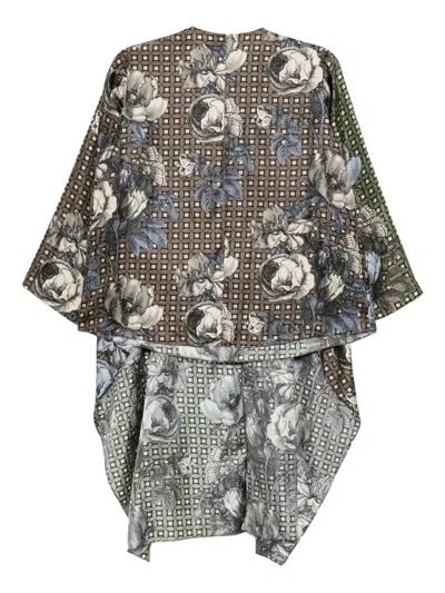 Biyan All-over Floral Print Blouse In Multi