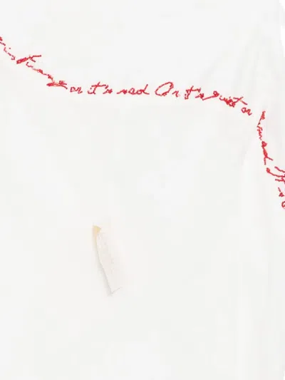 Undercover Cotton Shirt In White