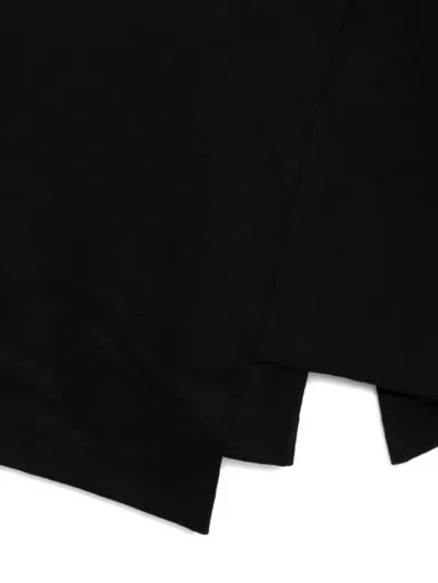 Comme Des Garçons Wrap T-shirt In Black