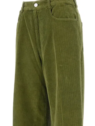 Cellar Door Corduroy Trousers In Green