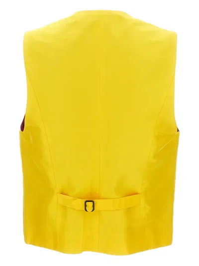 Irie Floral Pattern Waistcoat In Yellow