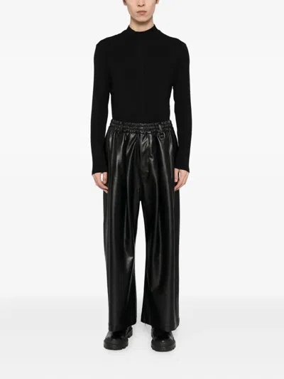 Team Wang Design Roll-neck Top In Black