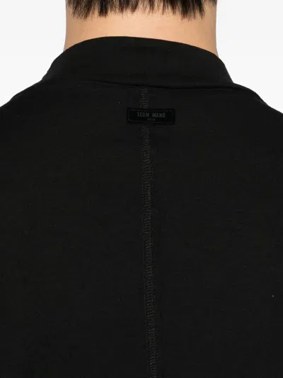 Team Wang Design Roll-neck Top In Black
