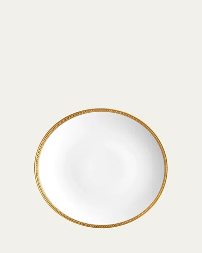 L'objet Soie Tressee 24k Gold-plated Charger In Gold