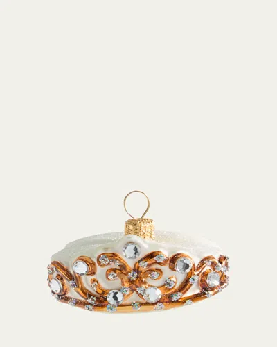 Bergdorf Goodman Golden Tiara Christmas Ornament In Multi