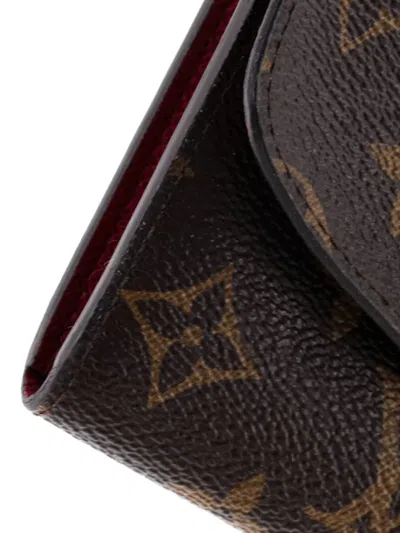 Pre-owned Louis Vuitton Emilie Wallet Monogram Canvas Small Wallets In Brown