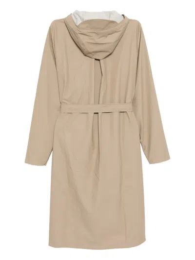 Rains W3 Coat In Brown