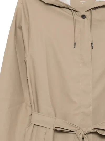 Rains W3 Coat In Brown