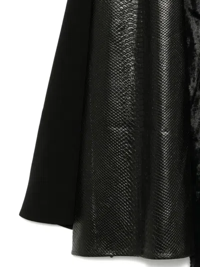 Junya Watanabe Asymmetric Hem Skirt In Black