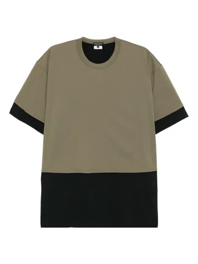 Comme Des Garçons Layered T-shirt In Green