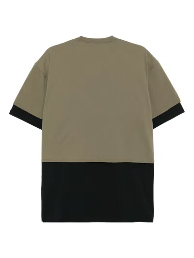 Comme Des Garçons Layered T-shirt In Green