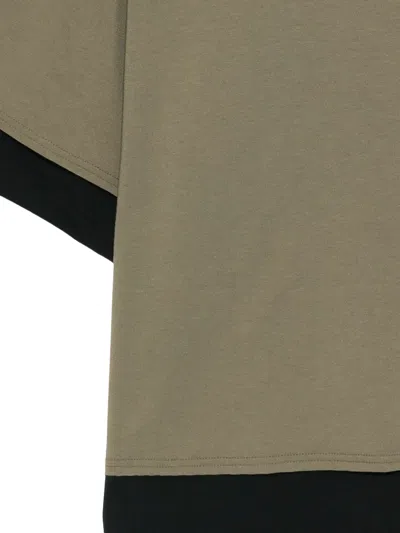Comme Des Garçons Layered T-shirt In Green