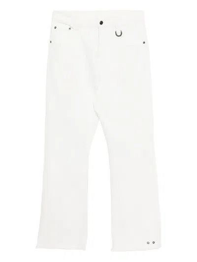 Team Wang Design Straight-leg Jeans In White
