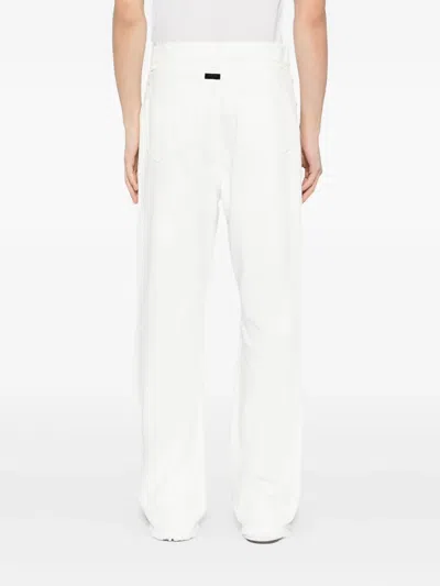 Team Wang Design Straight-leg Jeans In White