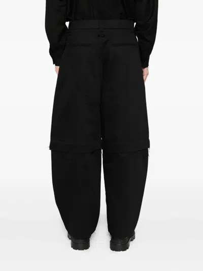 Team Wang Design Detachable Pants In Black