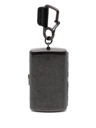 Team Wang Design Metal-container Keyring In Gray