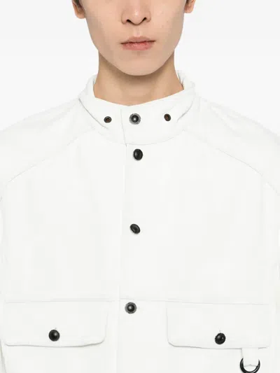 Team Wang Design Acceptance Denim Jacket In White