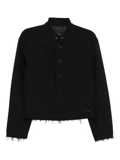 Team Wang Design Acceptance Stand-collar Jacket In Black