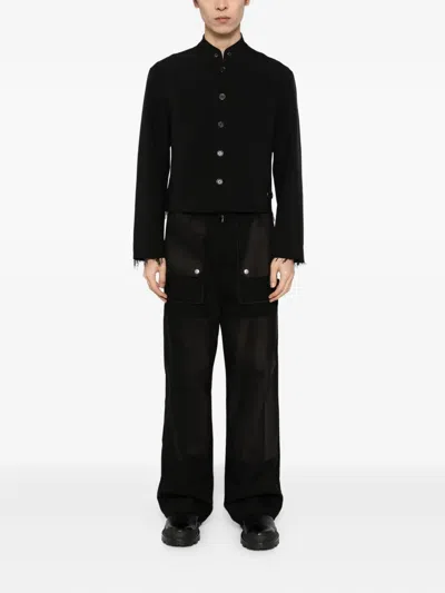 Team Wang Design Acceptance Stand-collar Jacket In Black