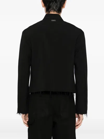 Team Wang Design Acceptance Stand-collar Jacket In Black