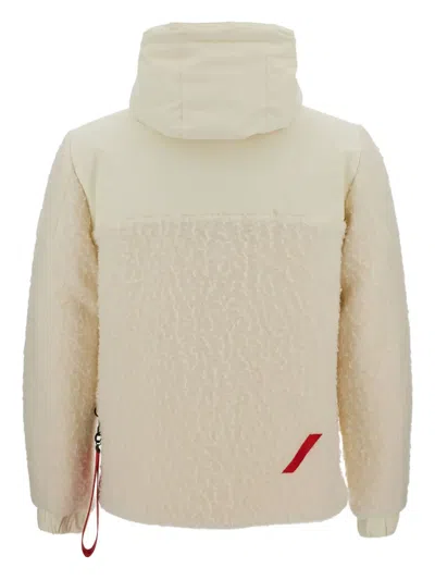 After Label Hooded Puffet Jacket In Neutral