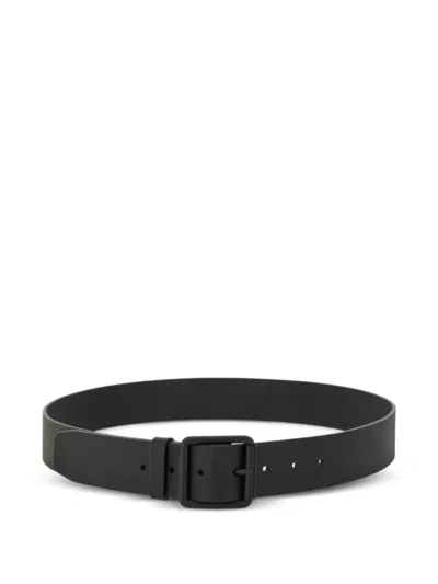 Studio Nicholson Square Buckle Belt In Black