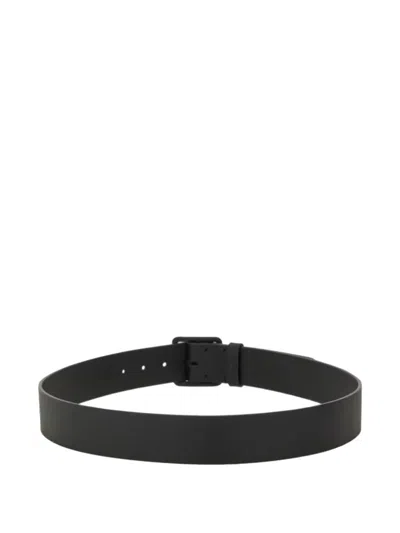 Studio Nicholson Square Buckle Belt In Black