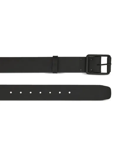 Studio Nicholson Square Buckle Belt In Black